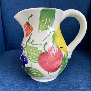 Colorful Pitcher made in Italy.